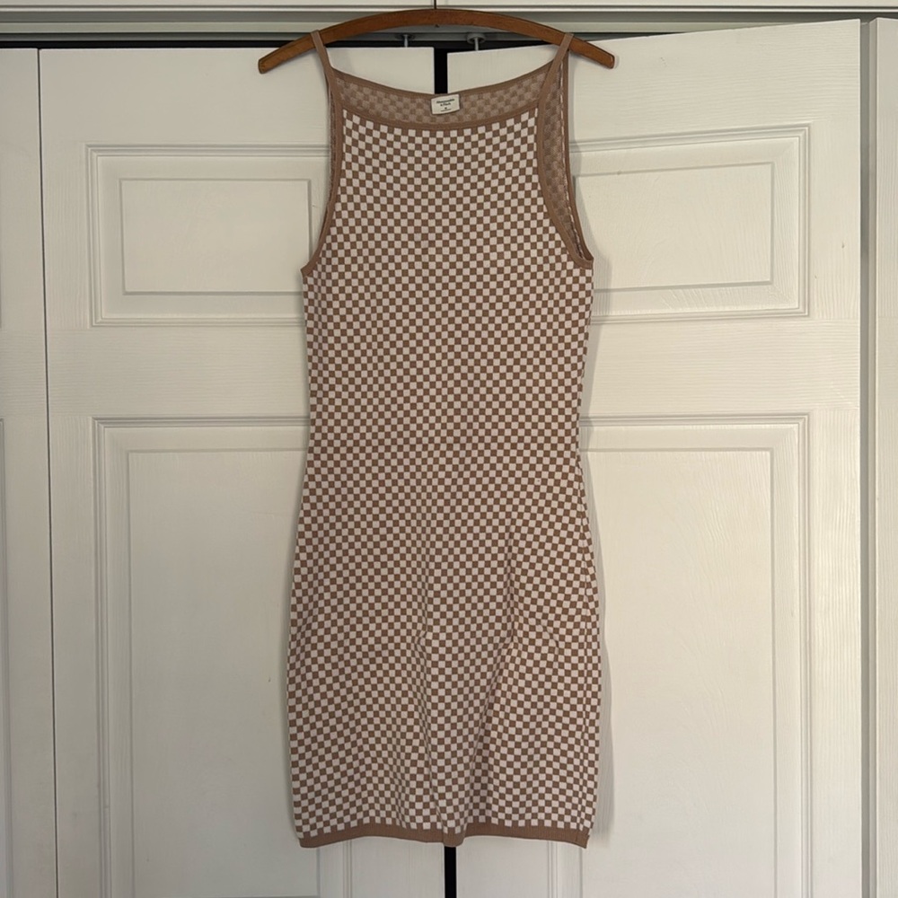 Abercrombie Checkered Knit Dress